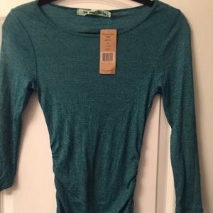 Michael Stars shirred long-sleeve t-shirt