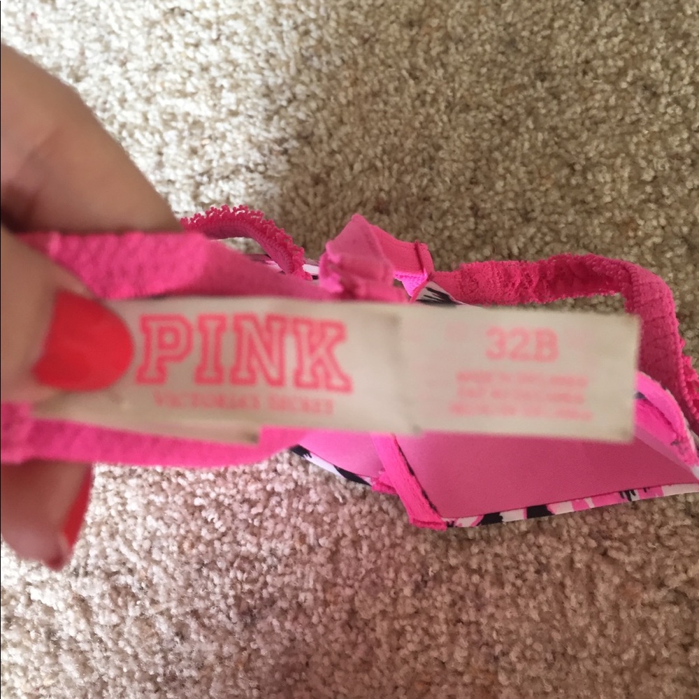 PINK cheetah pattern bra - Picture 2 of 2