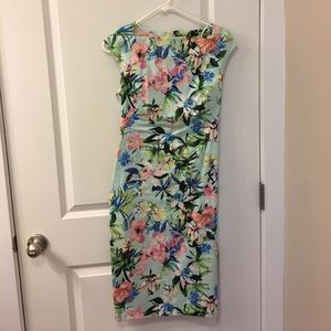Tropical fitted dress from Zara!
