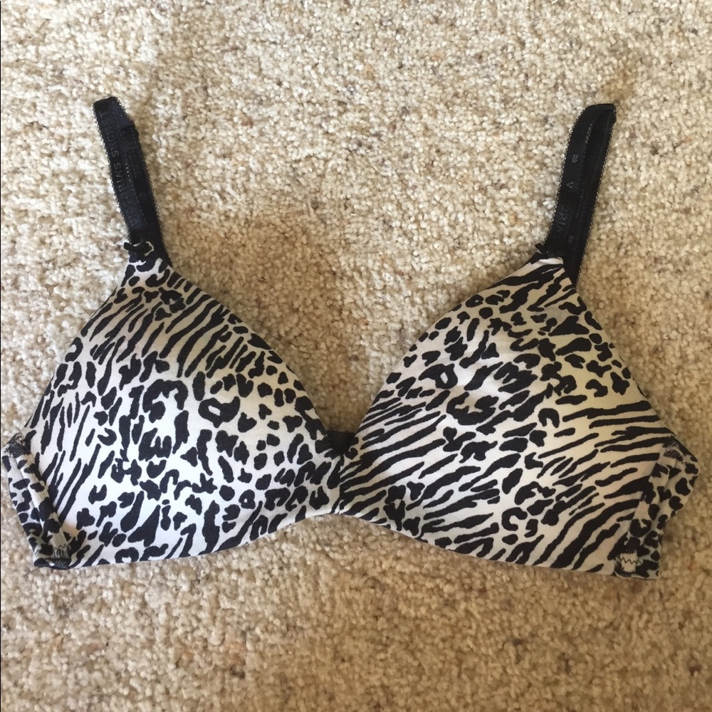 VS cheetah print bra