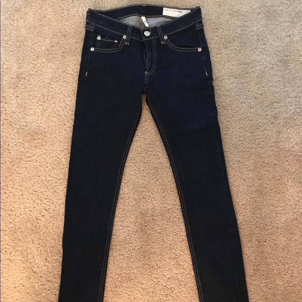 Rag & Bone cropped skinny jeans 24