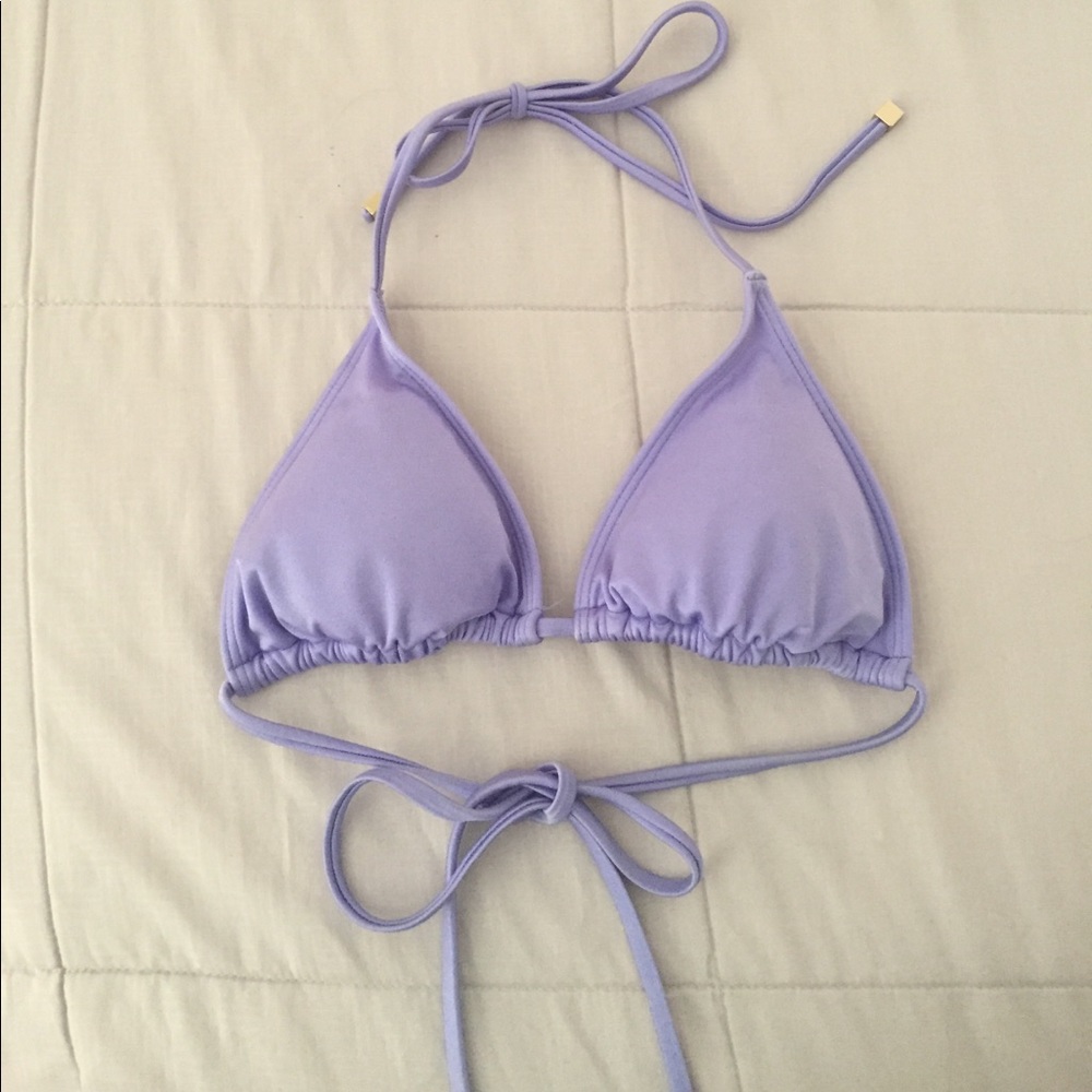 Purple bikini top