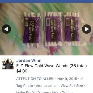 Cold wave wands/curl clips/magnetic rollers