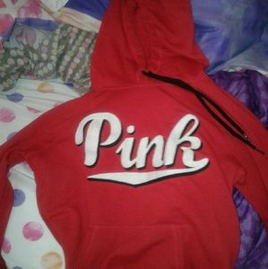 Pink hoodie