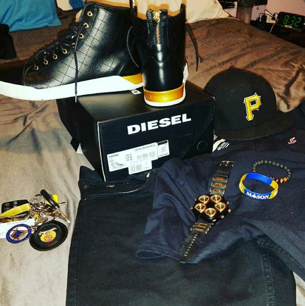 Diesel Men's Diamond Sneakers