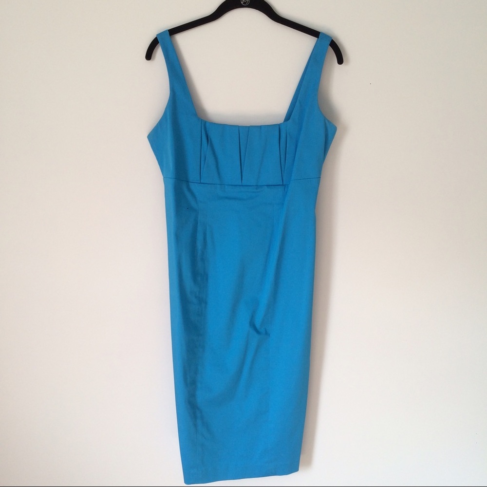 Calvin Klein Blue Sheath Cocktail Dress