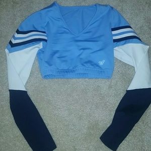 Cheerleader crop top