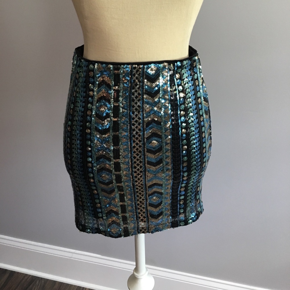 Sequin skirt