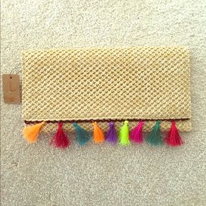 NWT colorful clutch or shoulder/crossbody bag