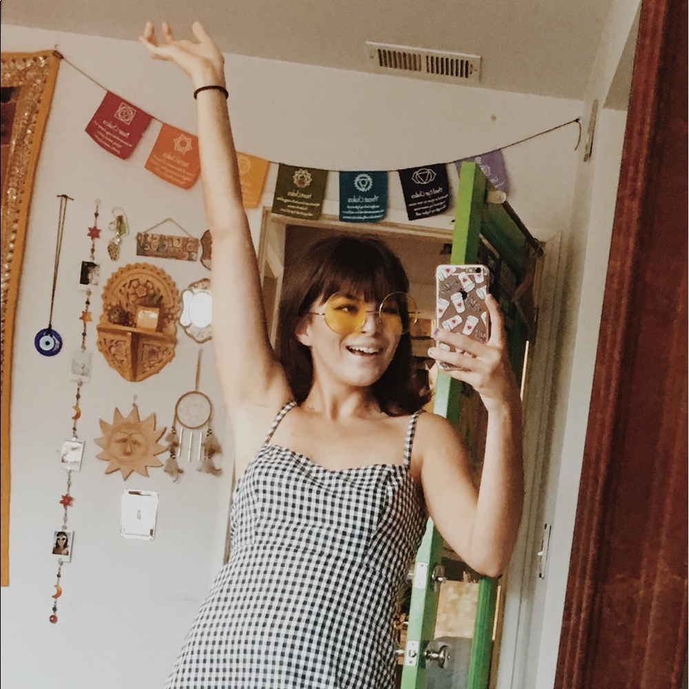 Yellow Vintage Circle Sunnies🐣