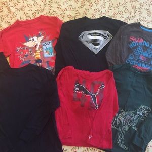 Boys size 6/7 Long sleeve Shirt Bundle