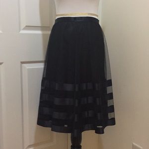 🌟HP 12/4🌟W.D.N.Y Satin & Tulle Cocktail Skirt