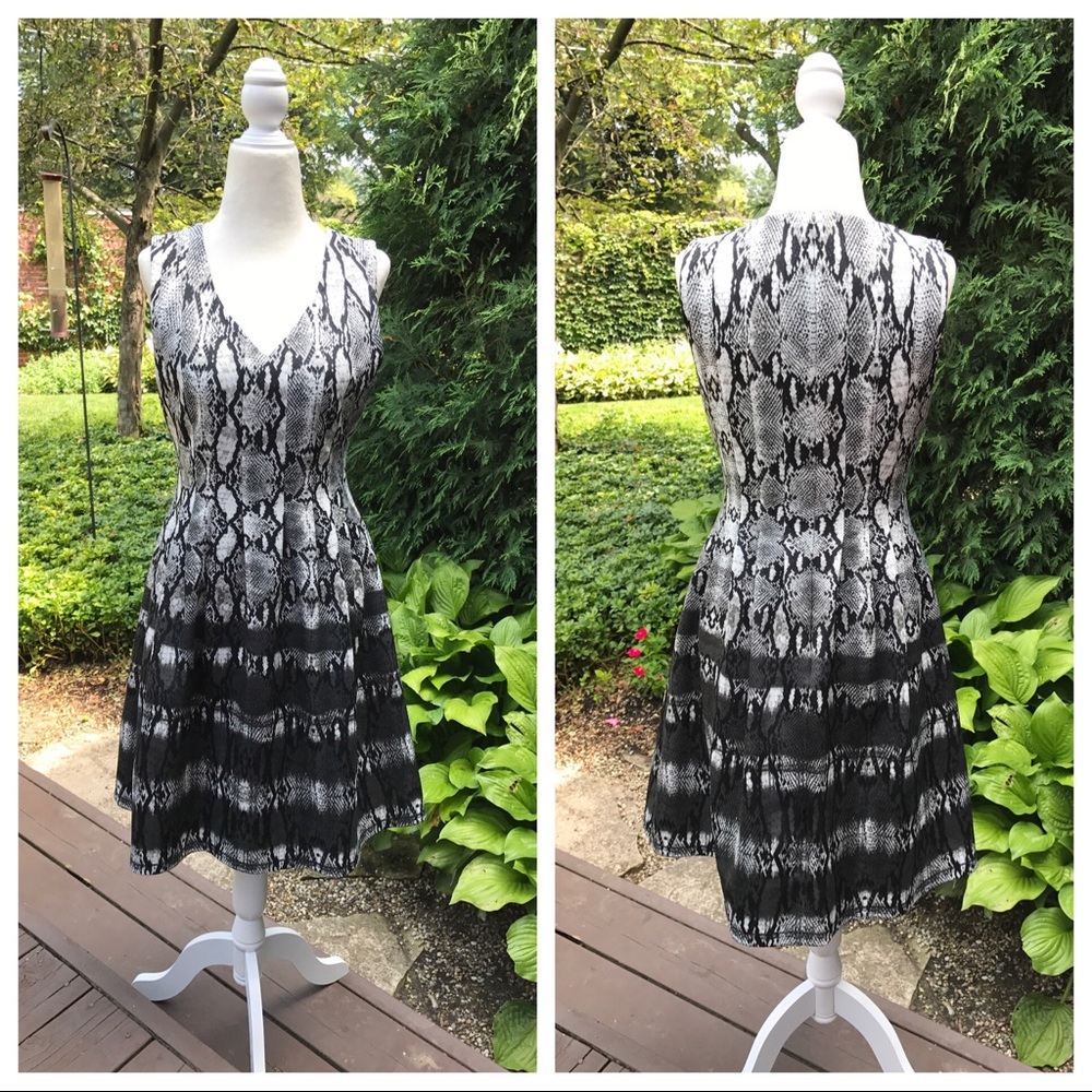 ✨HP✨👗Vince Camuto dress👗w/ snakeskin pattern!