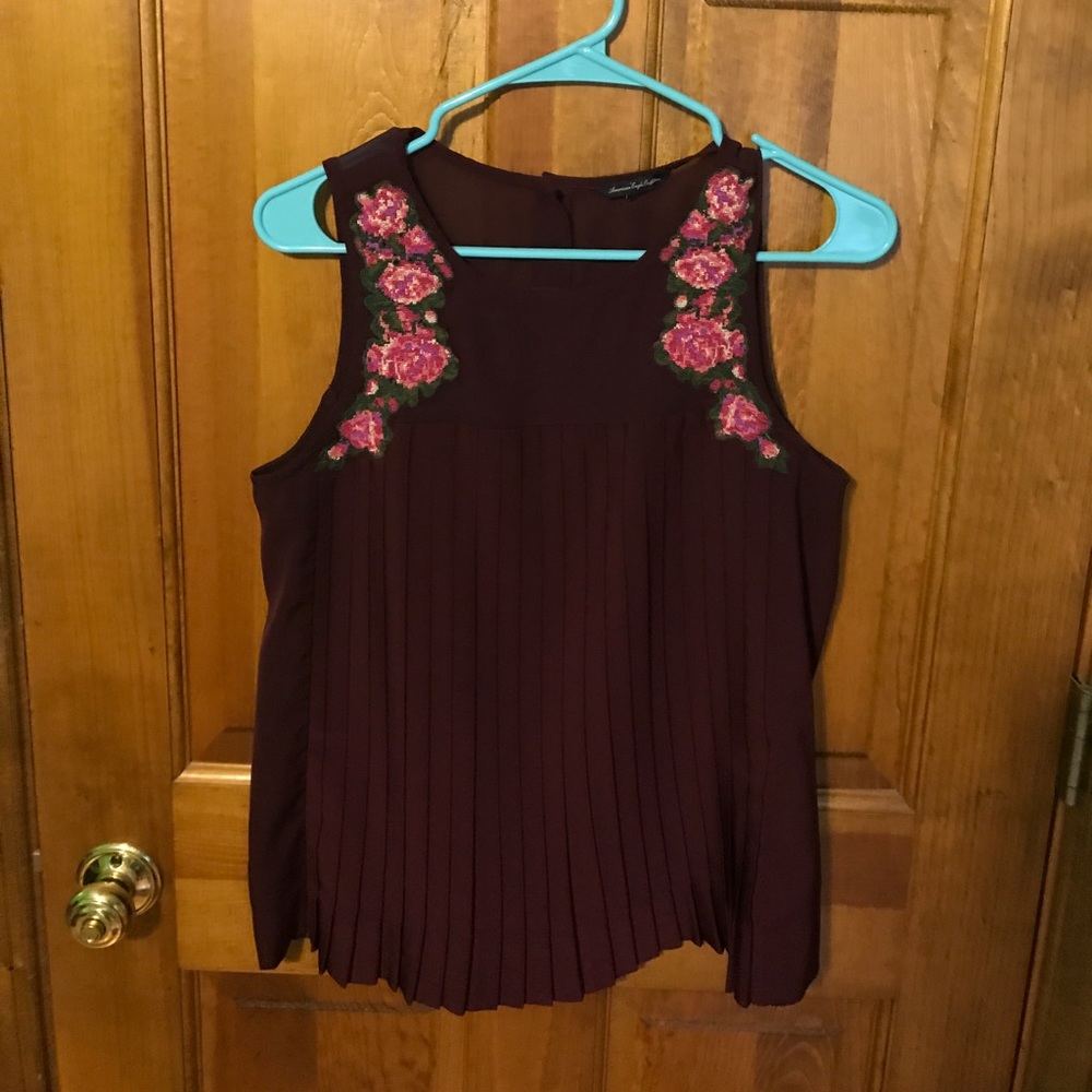 American eagle floral short size medium