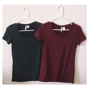 H&M shirt bundle!!! 2 h&m shirts 🔥ONE DAY SALE🔥