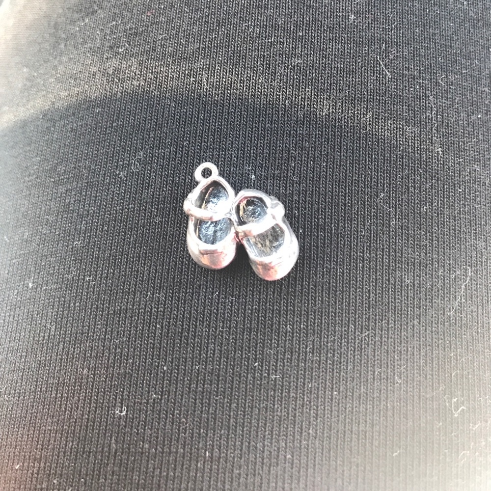 SOLD. James Avery "Baby girl shoes"