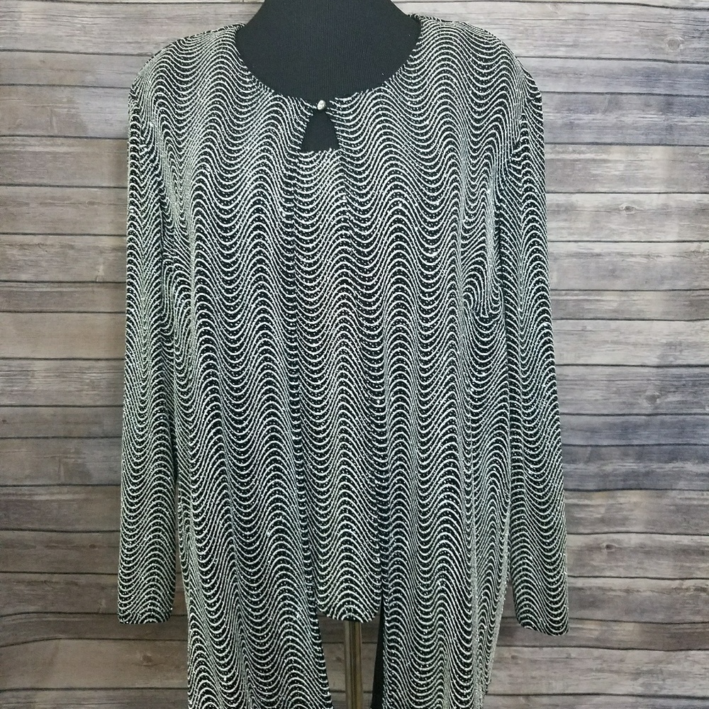 Sparkling Evening Jacket and Tank Top