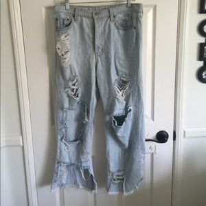 LF Carmar denim boyfriend jeans