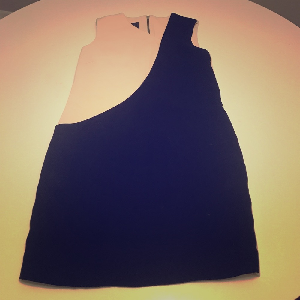 Wool Color Block Chloe Dress