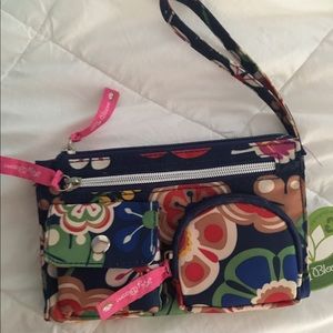 Lily Bloom patterned wristlet