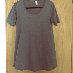 LuLaRoe Dark Gray Perfect Tee