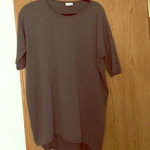 LuLaRoe Dark Gray Irma Top