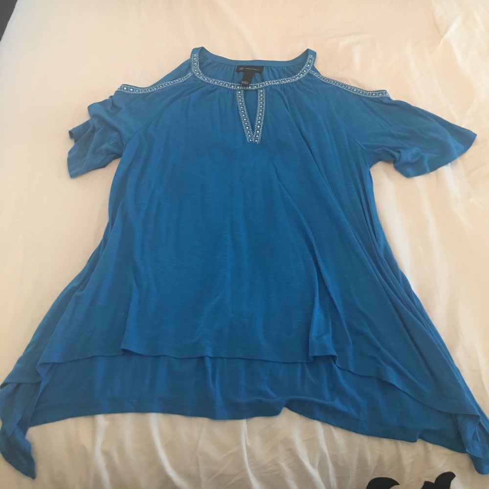 INC cold shoulder blouse