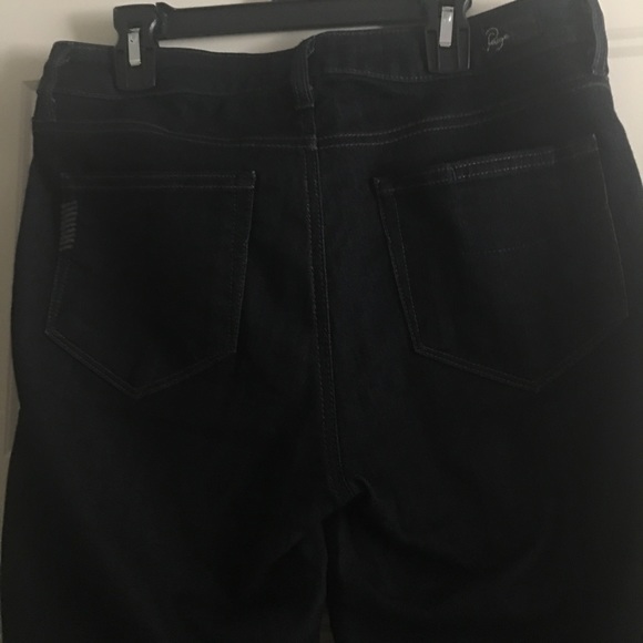 Dark indigo Paige Skyline jeans - Picture 2 of 2