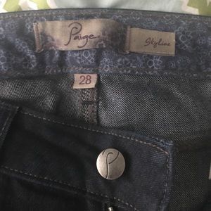 Dark indigo Paige Skyline jeans