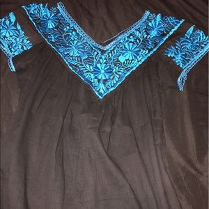 Mexican embroidered top