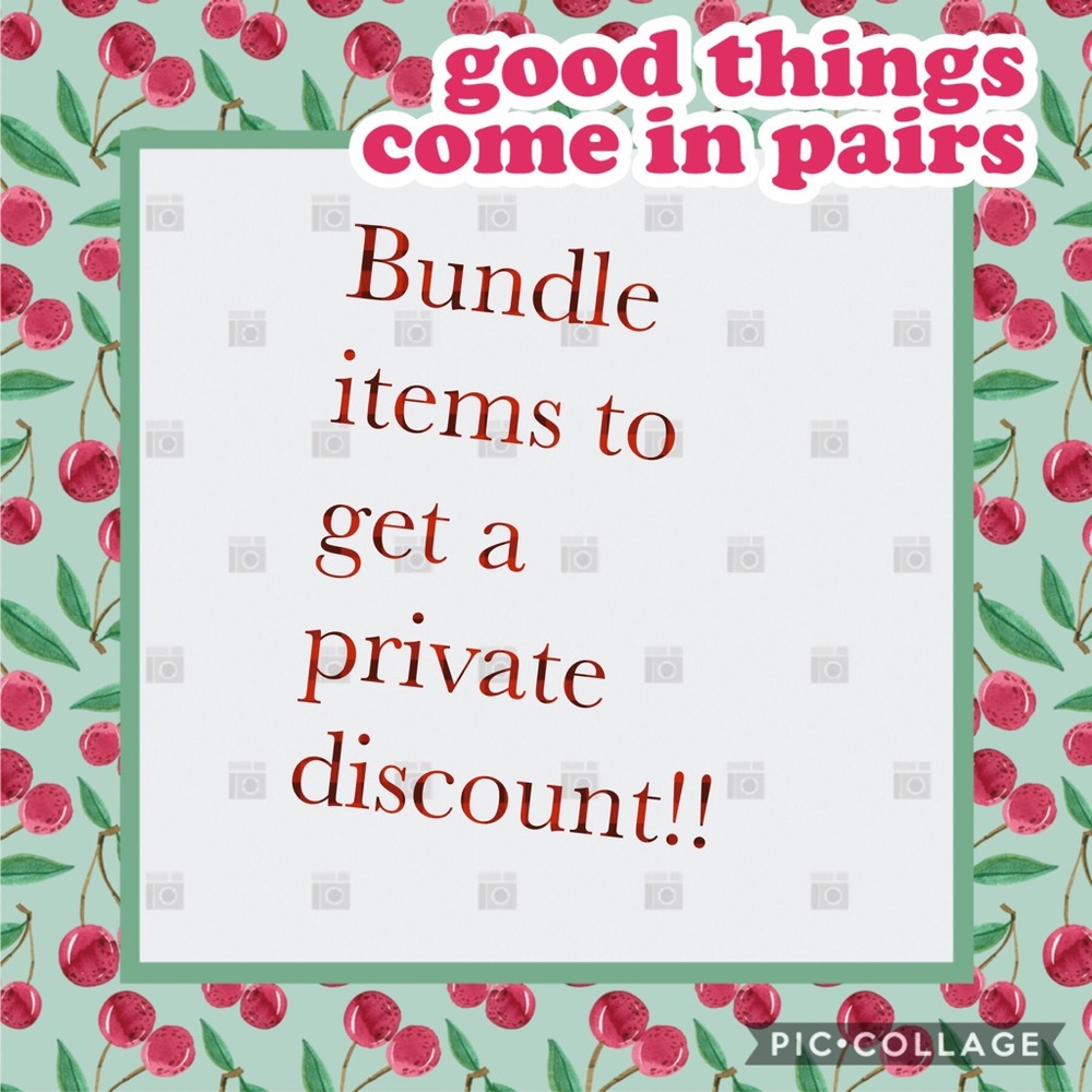 MAKE A BUNDLE SO YOU CAN GET A EXCLUSIVE OFFER