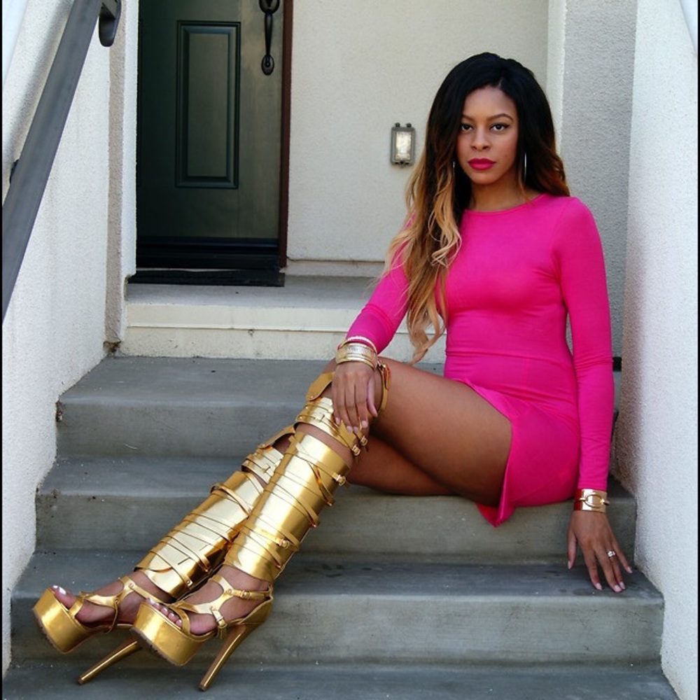 Zigi Girl gold gladiator