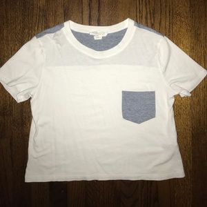 Cropped Pocket Tee