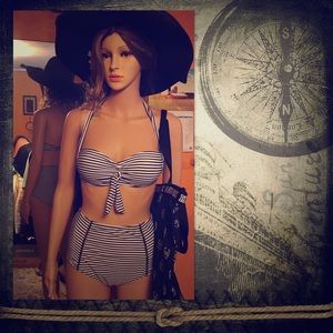 Vintage Black & White high waist