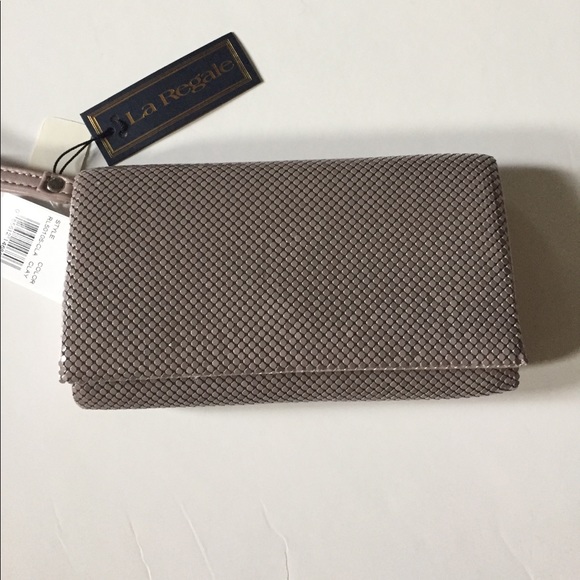 NWT La Regale Mesh Flap Clutch - Picture 4 of 8