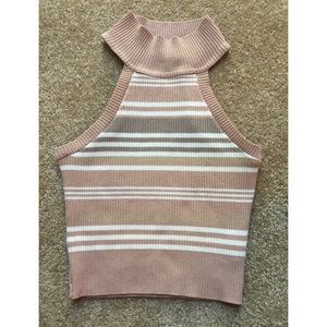 Turtle neck crop top
