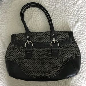 Black coach purse