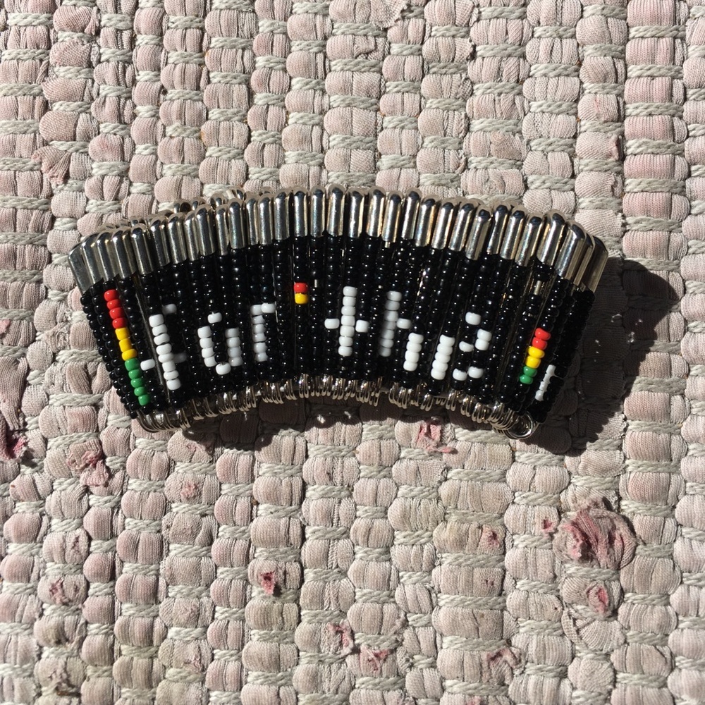 Rad “For the Children” safety pin bracelet