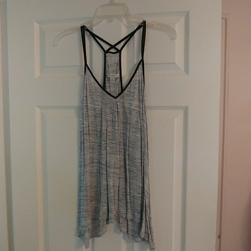 American eagle criss cross back tank top