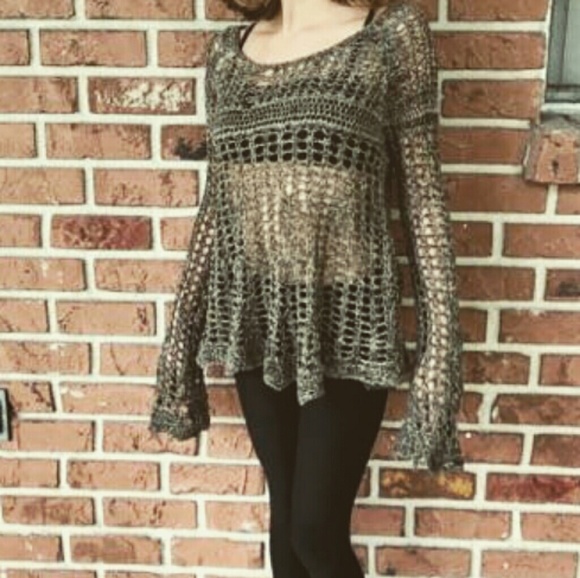 Free People Webbed Sweater - Picture 2 of 6