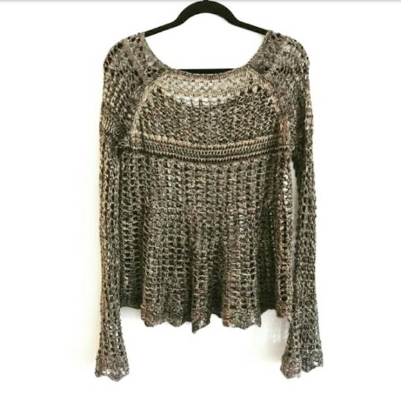 Free People Webbed Sweater - Picture 5 of 6