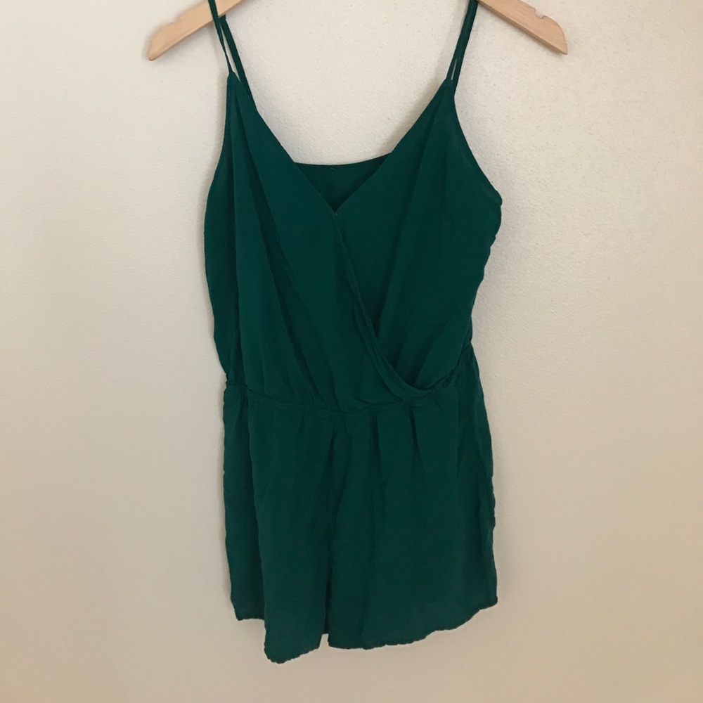 Forever 21 Green Romper
