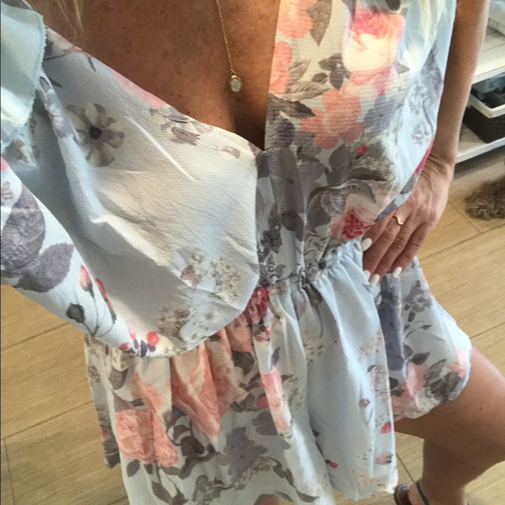 👣Diana Floral Romper ☀️1 left - Picture 7 of 8