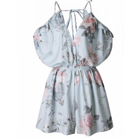 👣Diana Floral Romper ☀️1 left - Picture 2 of 8