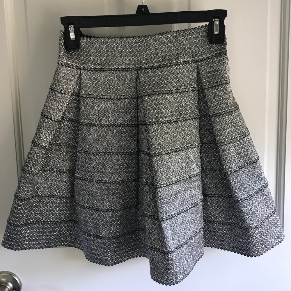 Silver circle skirt