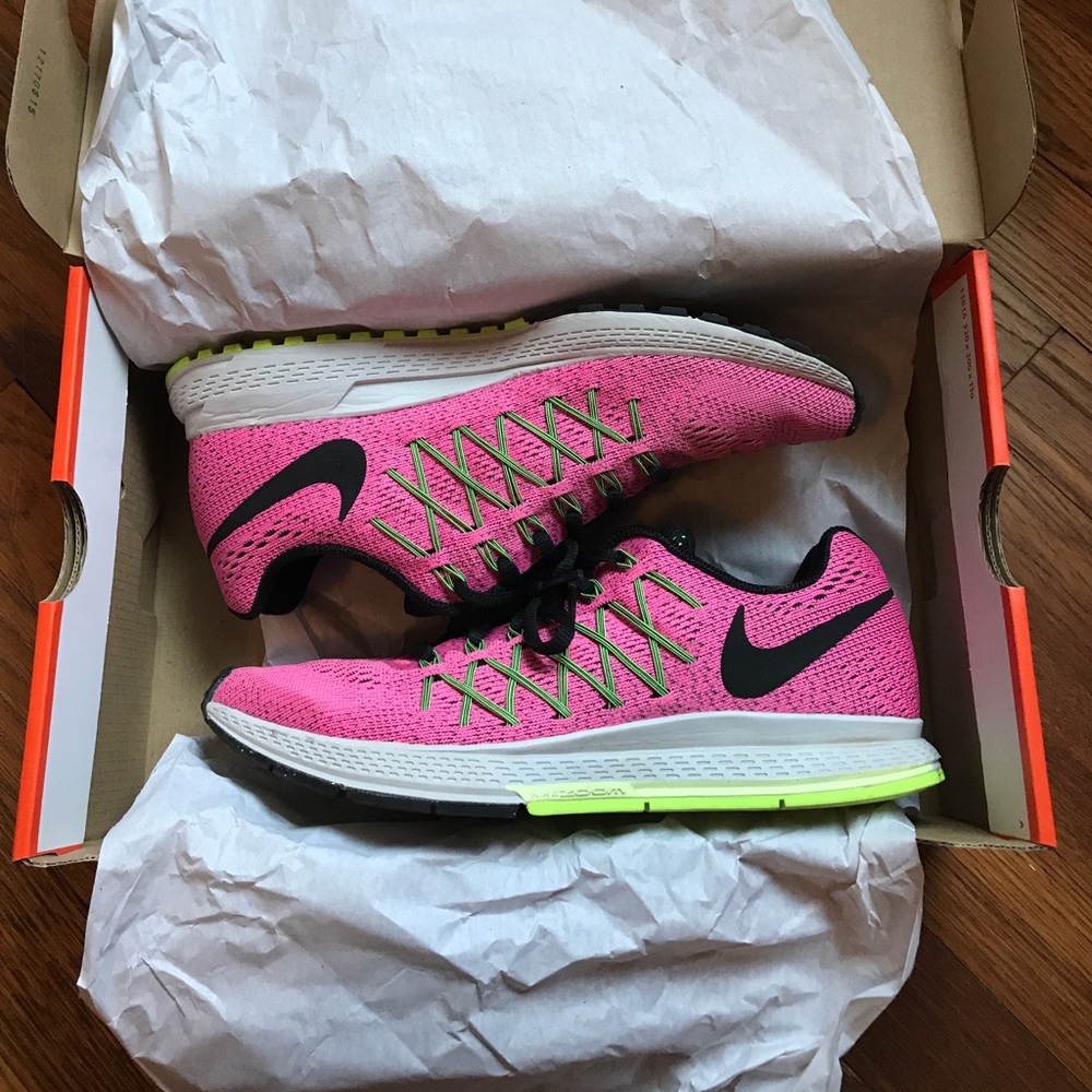 Nike Zoom Pink Pegasus in box