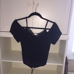 Forever21  off the shoulder crop top
