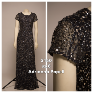 Adrianna Papell Sequin Gown