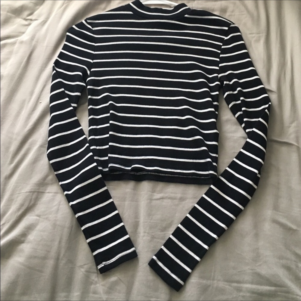 Crop Top Turtle Neck