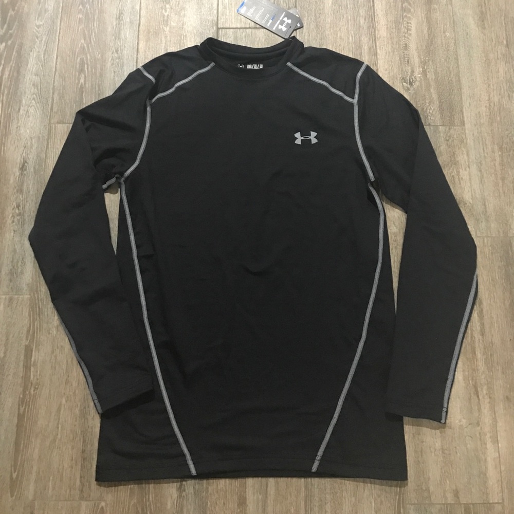 Black Men's Cold Gear Long Sleeve